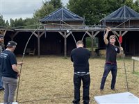 Bamboo workshop at Festival of Thrift, Redcar, 2021