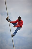 The Chinese pole is an essential part of the performance