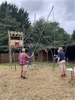 Bamboo workshop at Festival of Thrift, Redcar, 2021