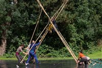 Bamboo Circus R&D with NoFit State, Liverpool, August 2023