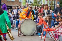 The Bridge orchestra entertain the crowds